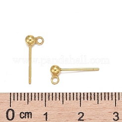925 Sterling Silver Ear Stud Findings&nbsp;STER-K167-042B-G