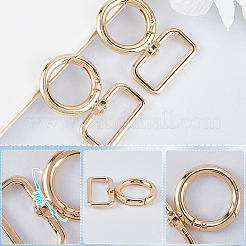 12Pcs Alloy Swivel Clasps&nbsp;FIND-SP0003-62G