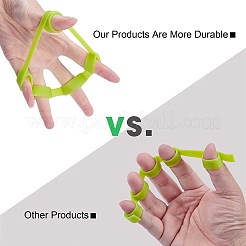 6Pcs 6 Colors Silicone Hand Grip Strengthener&nbsp;SIL-SZ0001-02