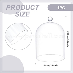 Glass Cloche Dome Covers&nbsp;AJEW-WH0460-033B