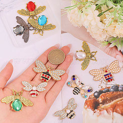 10Pcs 10 Styles Alloy Cabochons&nbsp;FIND-CA0009-85