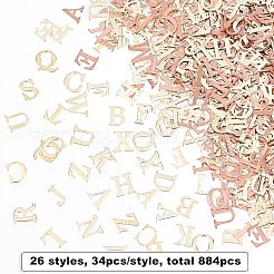 1040Pcs 26 Style Brass Cabochons&nbsp;MRMJ-OC0002-99