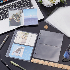 10Pcs PP Plastic 6-Hole Loose-leaf Notebook Refills&nbsp;KY-WH0046-206