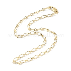 Brass Link Chains Necklaces for Men Women&nbsp;NJEW-JN03769