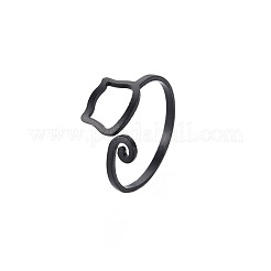 Men's Iron Cuff Finger Rings&nbsp;RJEW-N029-068