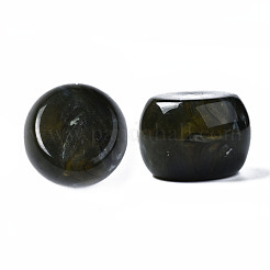 アクリルビーズ  天然石風  コラム  コーヒー  33x23mm  穴：4.5mm  約26個/500g&nbsp;OACR-N131-006-01