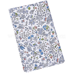 1M Flower Pattern Cotton Fabric&nbsp;AJEW-CY0002-30B