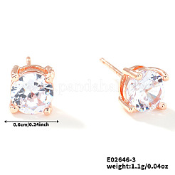 Brass Stud Earrings&nbsp;UQ4898-3