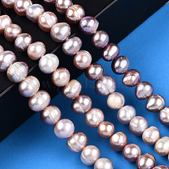 Natural Cultured Freshwater Pearl Beads Strands&nbsp;PEAR-N013-06T