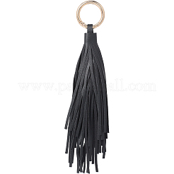 PU Leather Tassel Pendans Keychain&nbsp;FIND-WH20019-242G-05