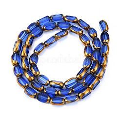 Electroplate Glass Beads Strands&nbsp;EGLA-N008-015E