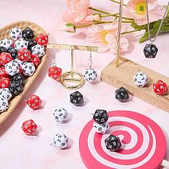 45Pcs 3 Colors Opaque Acrylic Pendants&nbsp;MACR-SZ0002-05