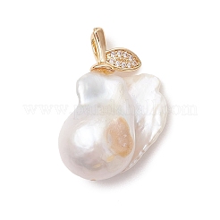 Natural Baroque Pearl Keshi Pearl Pendants&nbsp;PALLOY-JF05082