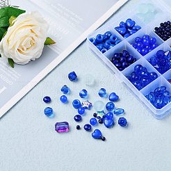 DIY Blue Series Bracelet Jewelry Making Kits&nbsp;DIY-YW0002-66