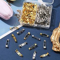 100Pcs 2 Colors Iron Brooch Findings&nbsp;IFIN-FS0001-36