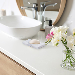 Natural Marble Soap Dishes for Bathroom Kitche&nbsp;AJEW-WH0609-127