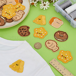 30Pcs 6 Styles Embroidered Cloth Patch&nbsp;PATC-FG0003-44