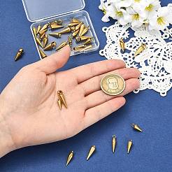 40Pcs 8 Styles Stainless Steel Pendants&nbsp;STAS-CJ0003-65