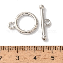ラックメッキ真鍮マンテル  長持ちメッキ  鉛フリー＆カドミウムフリー  プラチナ  リング：18x14x2mm  穴：2.5mm  バー：22x6.5x3.5mm  穴：2mm&nbsp;KK-A225-06P