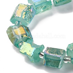 Electroplated Natural Quartz Beads Strands&nbsp;G-G767-02-18