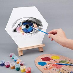 Hexagon Painting Canvas Panel Drawing Boards&nbsp;DIY-NB0004-10