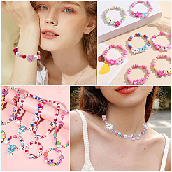 DIY Butterfly and Flower Bracelets Making Kit&nbsp;DIY-SC0033-01