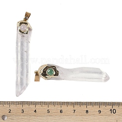 Natural Quartz Crystal Big Pendants with Mixed Stone&nbsp;G-C140-11