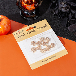 10Pcs Halloween Themed Brass Pendants&nbsp;KK-BBC0015-68B