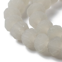 Imitation Jade Solid Color Glass Beads Strands&nbsp;EGLA-A034-J10mm-MD10