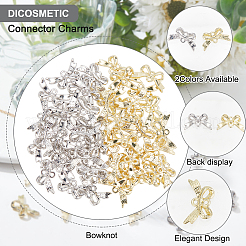 48Pcs 2 Colors Alloy Connector Charms&nbsp;FIND-DC0001-93