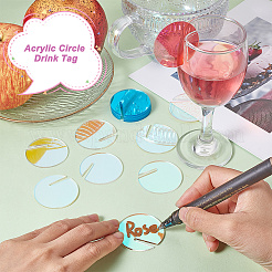 40Pcs Acrylic Wine Glass Charms&nbsp;AJEW-GA0006-27