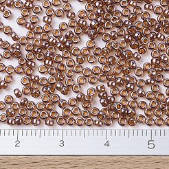 MIYUKIラウンドロカイユビーズ  日本製シードビーズ  （rr327)透明なダークラズベリーの光沢  11/0  2x1.3mm  穴：0.8mm  約1100PCS /ボトル  10 G /ボトル&nbsp;SEED-JP0008-RR0327