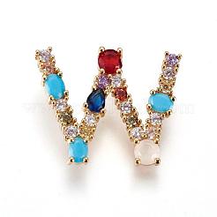 Brass Rhinestone Pendants&nbsp;ZIRC-E517-04