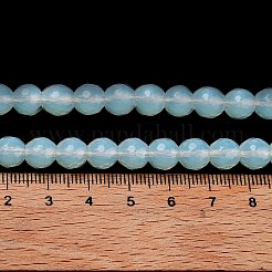 オパールビーズ連売り  ラウンド  多面カット  8mm  穴：1mm  約49個/連  14.9インチ（38cm）&nbsp;G-G687-31-8mm