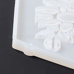 DIY 六角形のペンダント装飾食品グレードのシリコン型  コースター型  レジン型  UVレジン用  エポキシ樹脂工芸品作り  ヒマワリ模様  190x181x8mm  穴：2.5mm&nbsp;LS-SIMO-D002-03B
