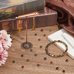 160Pcs 8 Colors Transparent Glass Beads&nbsp;GLAA-SC0003-52