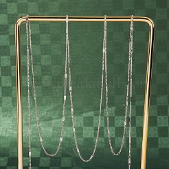 304ステンレススチールフィガロチェーン  スプールで  ハンダ付け  ステンレス鋼色  リンク：2~5.2x1.3x2mm  2メートル/セット&nbsp;CHS-SZ0001-02P