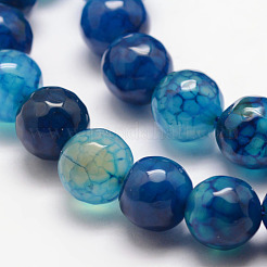 Natural Crackle Agate Bead Strands&nbsp;G-K166-07F-10mm-03