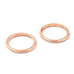 合金は、丸カンを閉じ  ラウンド  ローズゴールド  10x1.2mm  16ゲージ  内径：7.2mm&nbsp;KK-WH0052-05C-RG