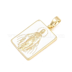 Brass Enamel Pendants&nbsp;KK-F938-40G-02