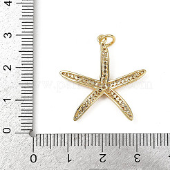 Brass Micro Pave Cubic Zirconia Pendants&nbsp;X-KK-R230-02G