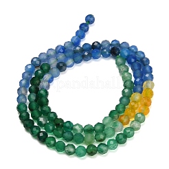 Gradient Color Natural Chalcedony Beads Strands&nbsp;GG-NH0004-A01-01A