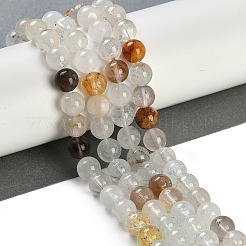 天然トパーズビーズ連売り  ラウンド  8~8.5mm  穴：1.2mm  約46~48個/連  15.55''（38~39.5センチメートル）&nbsp;G-H062-A03-02
