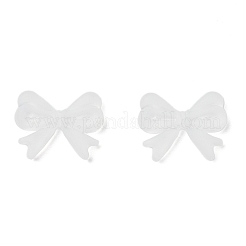 Frosted Transparent Acrylic Beads&nbsp;OACR-I014-02