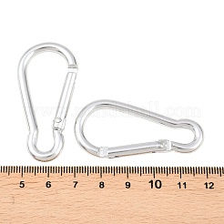 アルミカラビナ  キーの留め金  銀  50x24x4mm&nbsp;X-EA026-01