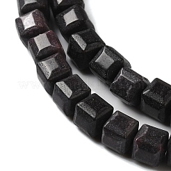 天然石瑪瑙ビーズ連売り  染め  キューブ  ブラック  4.5x4.5x4.5mm  穴：1.2mm  約88個/連  15.04''（38.2センチメートル）&nbsp;G-M422-A01-02V