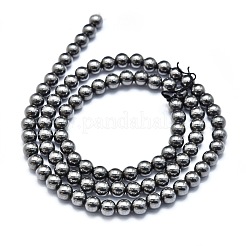 テラヘルツ人工鉱石ビーズ連売り  ラウンド  3.5~4.5mm  穴：0.5mm  約98個/連  15.55インチ（39.5cm）&nbsp;G-K305-42-B