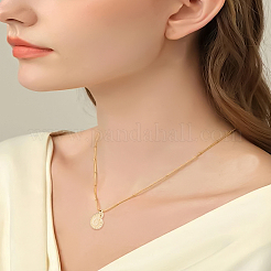 4Pcs 2 Colors 304 Stainless Steel Pendants&nbsp;STAS-LP0004-70