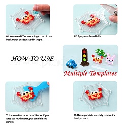 DIY 30 Colors 6000Pcs 4mm PVA Round Water Fuse Beads Kits for Boys&nbsp;DIY-Z007-52