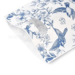 Chinoiserie Floral Printed Plastic Gift Storage Tote Bags&nbsp;PL-CBAAD12-02